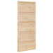 Ușă hambar natural 90 x 2,5 x 208 cm Lemn masiv de pin - WALTI WALTI