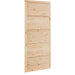 Ușă hambar natural 90 x 2,5 x 208 cm Lemn masiv de pin - WALTI WALTI