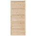 Ușă hambar natural 90 x 2,5 x 208 cm Lemn masiv de pin - WALTI WALTI