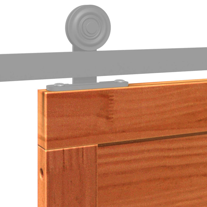 Ușă hambar Maro ceruit 80 x 2,5 x 208 cm Lemn masiv de pin - WALTI WALTI