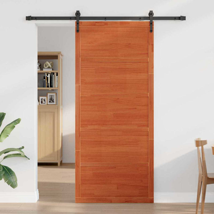Ușă hambar Maro ceruit 80 x 2,5 x 208 cm Lemn masiv de pin - WALTI WALTI