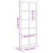 Ușă hambar Maro ceruit 100 x 2,5 x 208 cm Lemn masiv de pin - WALTI WALTI