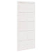 Ușă hambar Alb 90 x 2,5 x 208 cm Lemn masiv de pin - WALTI WALTI