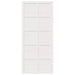 Ușă hambar Alb 90 x 2,5 x 208 cm Lemn masiv de pin - WALTI WALTI