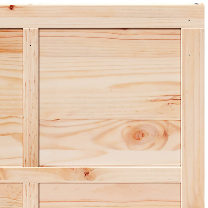 Ușă hambar natural 80 x 2,5 x 208 cm Lemn masiv de pin - WALTI WALTI