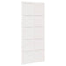 Ușă hambar Alb 80 x 2,5 x 208 cm Lemn masiv de pin - WALTI WALTI