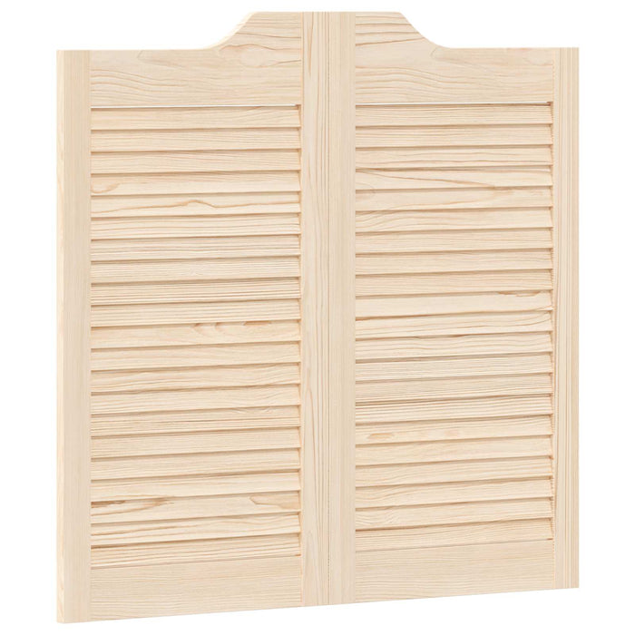 Uși oscilante natural 80 x 40 cm Lemn masiv de pin - WALTI WALTI