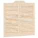 Uși oscilante natural 80 x 40 cm Lemn masiv de pin - WALTI WALTI