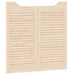 Uși oscilante natural 80 x 40 cm Lemn masiv de pin - WALTI WALTI