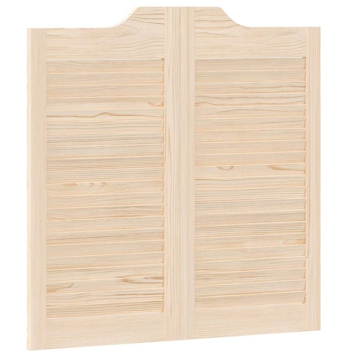 Uși oscilante natural 80 x 40 cm Lemn masiv de pin - WALTI WALTI