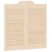 Uși oscilante natural 80 x 40 cm Lemn masiv de pin - WALTI WALTI