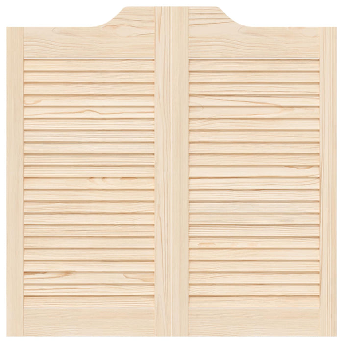 Uși oscilante 2 pcs natural Lemn masiv de pin - WALTI WALTI