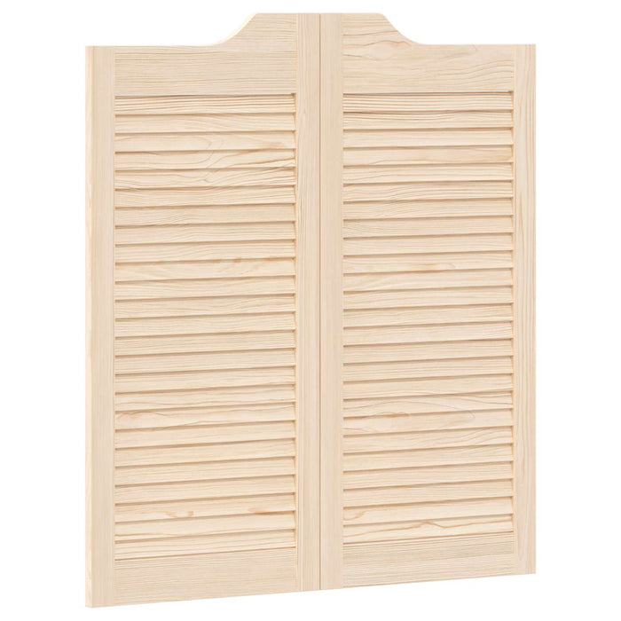 Uși oscilante natural 90 x 40 cm Lemn masiv de pin - WALTI WALTI