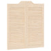 Uși oscilante 2 pcs natural Lemn masiv de pin - WALTI WALTI