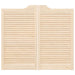 Uși oscilante 2 pcs natural Lemn masiv de pin - WALTI WALTI
