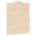Uși oscilante natural 100 x 40 cm Lemn masiv de pin - WALTI WALTI