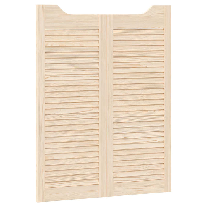 Uși oscilante natural 100 x 40 cm Lemn masiv de pin - WALTI WALTI