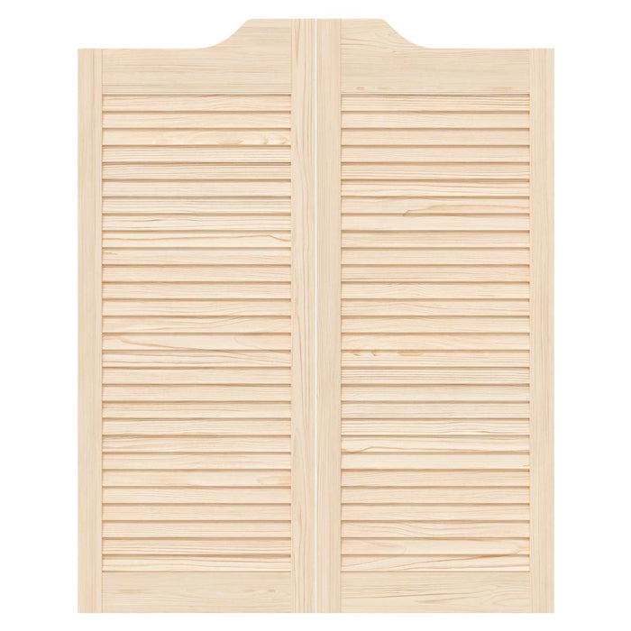 Uși oscilante natural 100 x 40 cm Lemn masiv de pin - WALTI WALTI