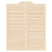 Uși oscilante natural 100 x 40 cm Lemn masiv de pin - WALTI WALTI