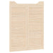 Uși oscilante 2 pcs natural Lemn masiv de pin - WALTI WALTI