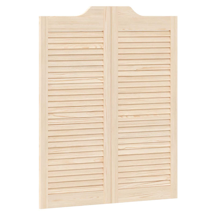 Uși oscilante 2 pcs natural Lemn masiv de pin - WALTI WALTI