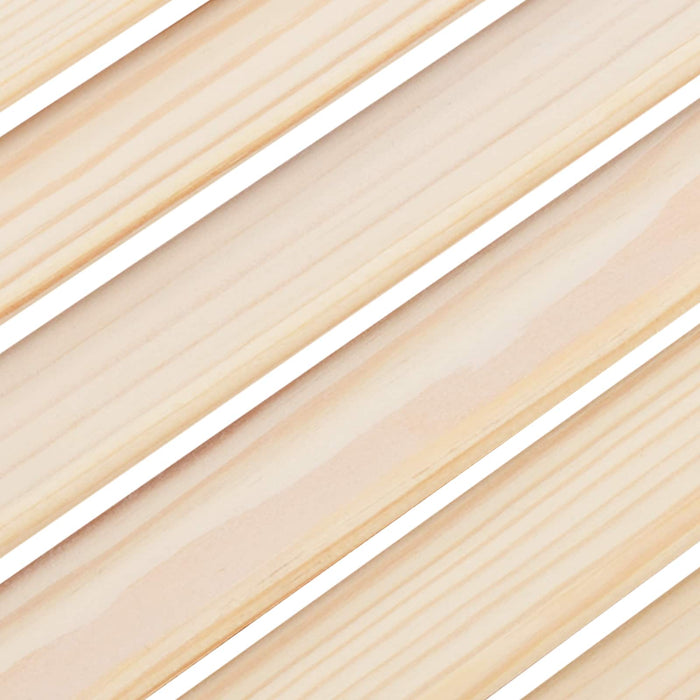 Uși oscilante 2 pcs natural Lemn masiv de pin - WALTI WALTI