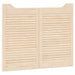 Uși oscilante 2 pcs natural Lemn masiv de pin - WALTI WALTI