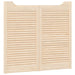 Uși oscilante 2 pcs natural Lemn masiv de pin - WALTI WALTI