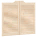Uși oscilante 2 pcs natural Lemn masiv de pin - WALTI WALTI