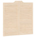 Uși oscilante 2 pcs natural Lemn masiv de pin - WALTI WALTI