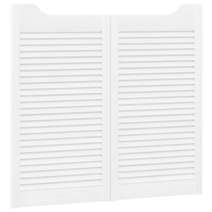 Uși oscilante Alb 90 x 40 cm Lemn masiv de pin - WALTI WALTI