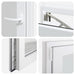 Fereastră pentru subsol Manual RISOR Alb 60 x 100 cm PVC și Sticlă - WALTI WALTI