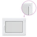 Fereastră pentru subsol Manual RISOR Alb 80 x 50 cm PVC și Sticlă - WALTI WALTI
