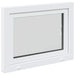 Fereastră pentru subsol Manual RISOR Alb 80 x 60 cm PVC și Sticlă - WALTI WALTI