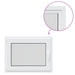 Fereastră pentru subsol Manual RISOR Alb 80 x 70 cm PVC și Sticlă - WALTI WALTI