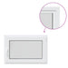 Fereastră pentru subsol Manual RISOR Alb 90 x 50 cm PVC și Sticlă - WALTI WALTI