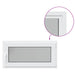 Fereastră pentru subsol Manual RISOR Alb 100 x 50 cm PVC și Sticlă - WALTI WALTI