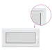 Fereastră pentru subsol Manual RISOR Alb 100 x 50 cm PVC și Sticlă - WALTI WALTI