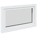 Fereastră pentru subsol Manual RISOR Alb 100 x 60 cm PVC și Sticlă - WALTI WALTI