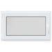 Fereastră pentru subsol Manual RISOR Alb 100 x 60 cm PVC și Sticlă - WALTI WALTI