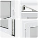 Fereastră pentru subsol Manual RISOR Alb 100 x 70 cm PVC și Sticlă - WALTI WALTI