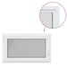 Fereastră pentru subsol Manual RISOR Alb 100 x 70 cm PVC și Sticlă - WALTI WALTI