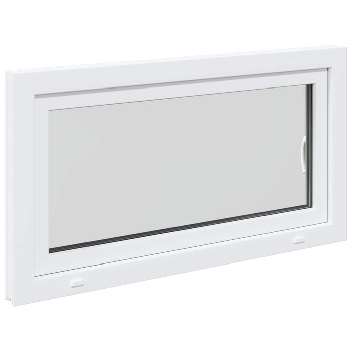 Fereastră pentru subsol Manual RISOR Alb 110 x 50 cm PVC și Sticlă - WALTI WALTI