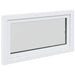 Fereastră pentru subsol Manual RISOR Alb 110 x 50 cm PVC și Sticlă - WALTI WALTI