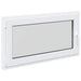 Fereastră pentru subsol Manual RISOR Alb 110 x 60 cm PVC și Sticlă - WALTI WALTI