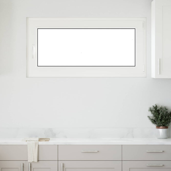 Fereastră pentru subsol Manual RISOR Alb 120 x 60 cm PVC și Sticlă - WALTI WALTI