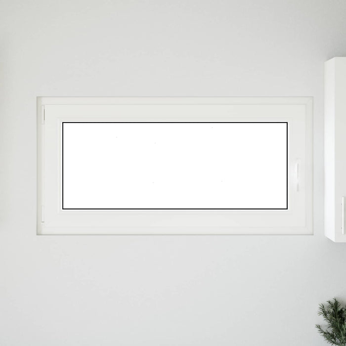 Fereastră pentru subsol Manual RISOR Alb 120 x 60 cm PVC și Sticlă - WALTI WALTI