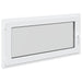 Fereastră pentru subsol Manual RISOR Alb 120 x 60 cm PVC și Sticlă - WALTI WALTI