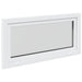 Fereastră pentru subsol Manual RISOR Alb 120 x 60 cm PVC și Sticlă - WALTI WALTI