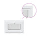 Fereastră pentru subsol RISOR 60 x 40 cm PVC și Sticlă Alb - WALTI WALTI